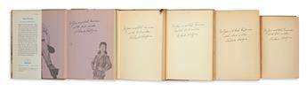 RICHARD RODGERS. Group of 5 books, each Signed and Inscribed, To Jane and Bob Emerson / with best wishes, on the front...